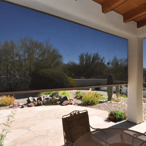 Su misura antivento esterno motorizzato Zip Track schermo ombreggiante per esterni <span class=keywords><strong>tende</strong></span> a <span class=keywords><strong>rullo</strong></span> tessuto natale moderna porta finestra francese - Product Image 1