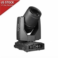 Luz de haz móvil Sharpy de 350W 17R con doble prisma, impermeable IP65, 16 canales DMX512, Gobo, para escenarios exteriores, conciertos y teatro (Stock en EE. UU.)