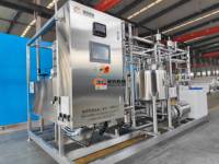 Mini machine d'usine de pasteurisateur de yaourt et de boisson de capacité élevée pour le traitement de lait