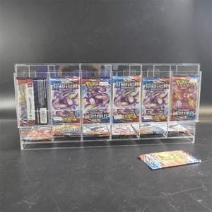 Custom Tcg Mtg Yugioh Po Kemon Booster Packs Display Wholesale 3 or 6 Slot Acrylic Booster Pack <strong>Dispenser</strong> - Product Image 2