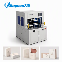 Machine de découpe semi-automatique Dayuan Easy Control pour le découpage de papier après le flocage, pour étiquettes de vêtements, sacs et autres.