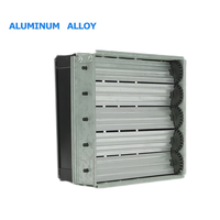 HSW Moderne Ventilation CVC Contrôle de volume d'air carré en aluminium, registre à lames opposées réglable, garantie 1 an pour Hôtels et Bureaux
