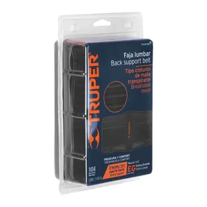 Cinturón de Soporte Lumbar Transpirable de Malla BOX 2, Talla XL, TRUPER - Product Image 2