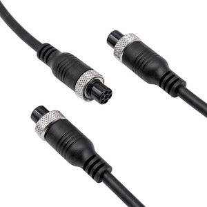 สายเชื่อมต่อกันน้ำแบบตรง 7 คอร์ M12 สำหรับตู้ PLC อุตสาหกรรม  หุ้ม PVC  IP65 ติดตั้งแบบคงที่ - Product Image 4