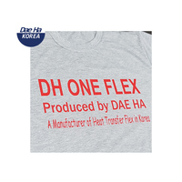 Dae Ha DH One Flex para Easy Peel Hot Plotter Líneas de corte Material de PU Vinilo de transferencia de calor de una capa para ropa