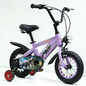 Bicicletta Monovelocità Nera con Pneumatici, Telaio in Acciaio Resistente, Stile Mountain Bike Urbana per Bambini da 2 a 5 Anni - Vendita all'Ingrosso Diretta dalla Fabbrica - Product Image 4