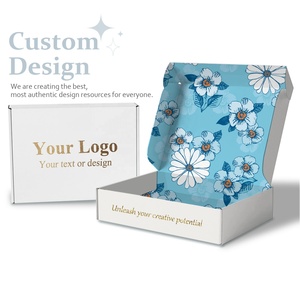 Nhà Máy Các Nhà Sản Xuất Biểu Tượng Tùy Chỉnh In Các Tông Sóng Giấy Rỗng Bao Bì Mỹ Phẩm Trắng Bưu Phẩm Hộp Vận Chuyển - Product Image 2