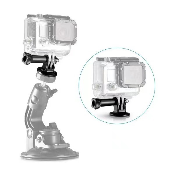 Action Camera 1/4-20 Thumb Screw Tripod Mount Adapter for Gopros