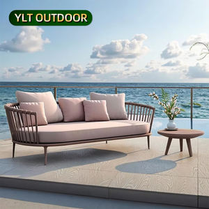 Villa Patio Mobilier d'extérieur Imperméable Balcon Tissé Corde Canapé Extérieur <span class=keywords><strong>Jardin</strong></span> Canapés Ensemble - Product Image 1