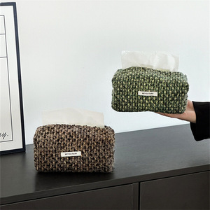 Ingrosso BLINGS Ins Fancy Candy Zipper Foldable Plush Medium Capacity Tissue Bag Desktop Office Living Room Bedroom Dining - Product Image 2