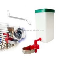 Bouteille d'eau automatique en acier inoxydable YYC pour lapins, rongeurs, souris, poulets et autres animaux – Abreuvoir et mangeoire