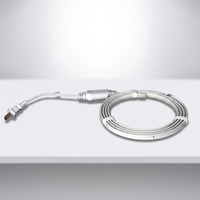 Guirlandes lumineuses DC24V 120 LED/m Blanc chaud 3500K IP67 Étanche Cuivre Découpable 8mm SMD2835 5 mètres Contrôle à distance/application Dimmable CE