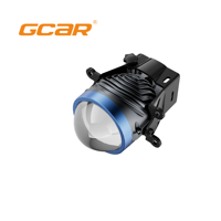 GCAR Nouveau phare antibrouillard Bi-LED de 3 pouces, blanc unique 6000K, étanche, garantie 2 ans pour la modification des voitures et des motos
