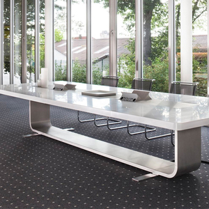 شركة مؤتمر غرفة مستطيلة التنفيذي الفاخرة مكتب 12 شخص 16 مقاعد طاولة اجتماعات - Product Image 4