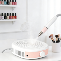 SNRQI Grossiste B2B Aspirateur de poussière d'ongles portable avec sortie d'air réglable, rotation à 360 degrés, utilisation flexible, logo OEM personnalisé, direct usine