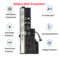 Batterie d'ordinateur portable rechargeable noire BTY-M6K pour MSI GS63VR GS73VR 7RG Stealth Pro GF63 11.1V 52.4Wh en stock