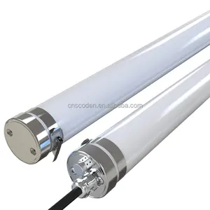 2023 IP69 4ft 50W LED 튜브 조명 방수 야외 조명 선형 트라이 프루프 5 년 보증 PC 램프 본체