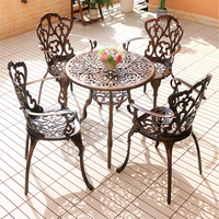 Soleil loisirs en plein air chaise de jardin en aluminium moulé sous pression balcon chaise blanc café restaurant fauteuils uniques