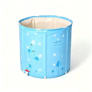 Baignoire pliable <span class=keywords><strong>de</strong></span> qualité supérieure, épaisse et résistante, étanche, ronde, avec <span class=keywords><strong>valve</strong></span> <span class=keywords><strong>de</strong></span> vidange, pour usage domestique et <span class=keywords><strong>spa</strong></span> pour adultes - Product Image 1