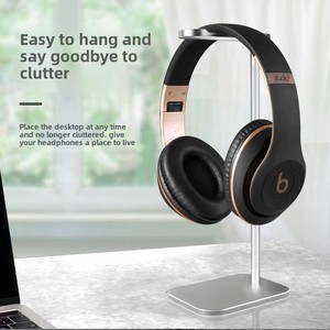 <span class=keywords><strong>EJT</strong></span>. Aluminium-Legierung Over-Ear Gaming E-Sports Kopfhörerständer Z9 Verstellbarer Tragbarer Umweltfreundlicher Desktop-Halter - Product Image 1