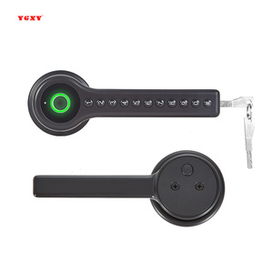 Cerradura Inteligente Digital con Huella Dactilar Yagu de Fácil Instalación para Puerta Principal, Cerradura de Puerta con Contraseña Tuya Ttlock, Botón Físico - Product Image 1