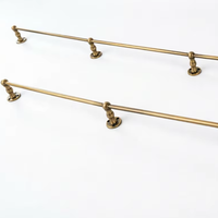 Poteaux de clôture décoratifs en cuivre sur mesure pour étagères, supports de cloisonnement, garde-corps de sécurité pour rayonnages de rangement domestiques