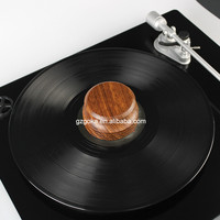 In China gemaakte platenklem stabilisator voor HiFi audio LP vinyl draaitafels, houten kleurstabilisator