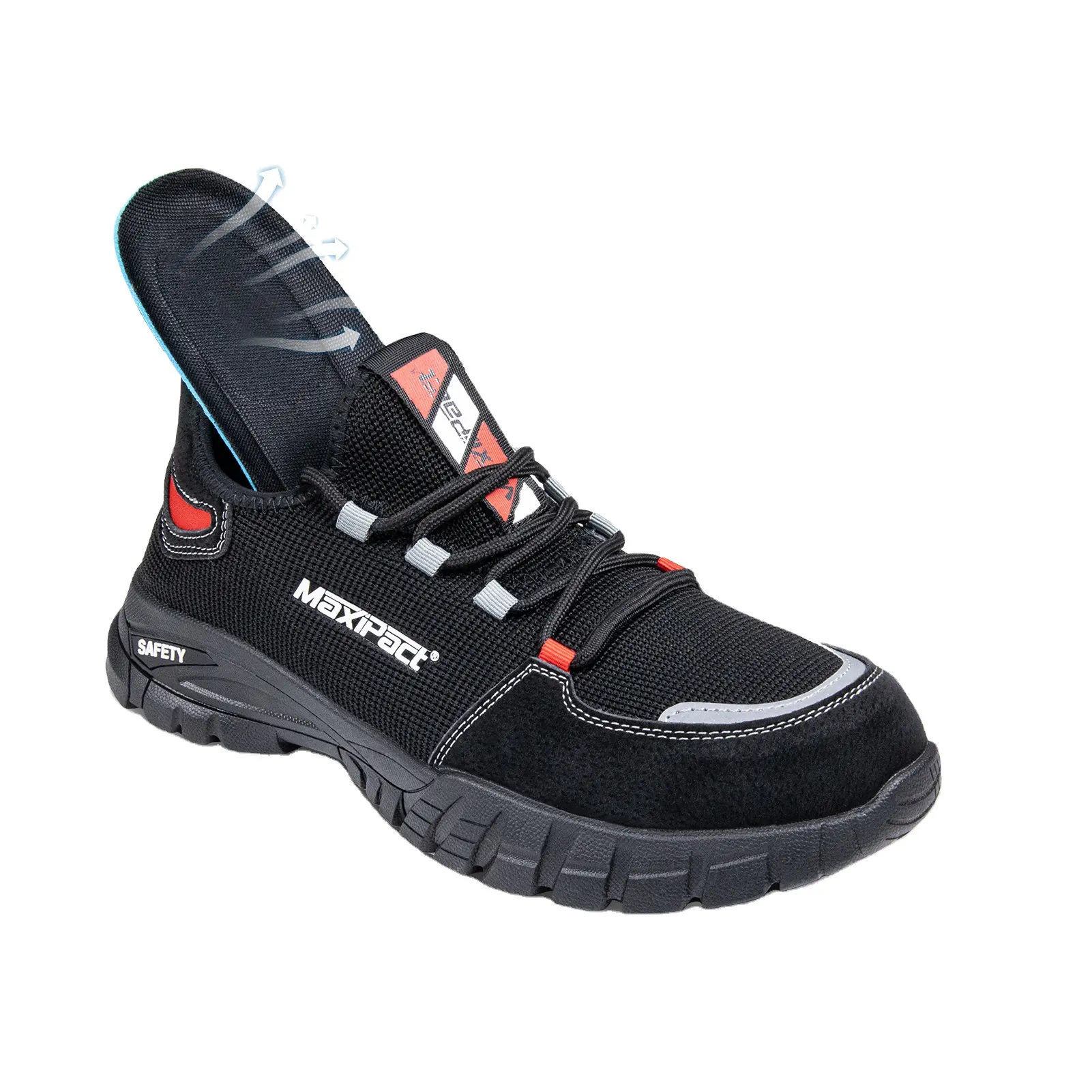 MaxiPact Confortável e alta qualidade anti-smash anti-punção segurança sapatos respirável leve proteção do trabalho sapatos