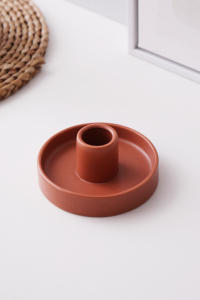 Lámpara de Cerámica para <span class=keywords><strong>Perfume</strong></span>, Difusor de Aceites Esenciales Aromáticos, Soporte para Incienso Santo Palo, Quemador de Incienso Portátil, Blanco Gris, Verano Otoño - Product Image 4