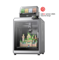 Imprimante 3D automatique K2 Plus pour usage domestique, filament PLA, impression de bureau haute vitesse avec nivellement automatique et contrôle de la température