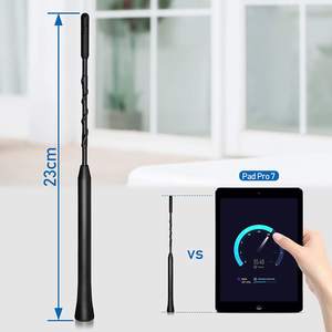 <span class=keywords><strong>Antena</strong></span> Telescópica de Acero Inoxidable <span class=keywords><strong>para</strong></span> Radio FM Externa, <span class=keywords><strong>Dipolo</strong></span> de Media Onda <span class=keywords><strong>Multibanda</strong></span> de 170 mm y 433 MHz, Ganancia de 5 dBi, VSWR Máximo de 1.5 - Product Image 5