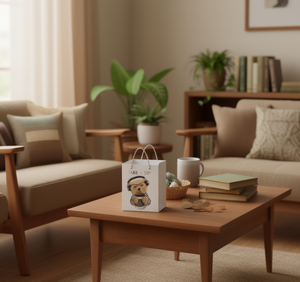 Borsa Regalo Serie Orso Mi House Market 32x26x11cm in Tessuto Non Tessuto per Confezioni Regalo - Product Image 2