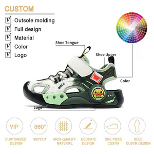 2025 नए ग्रीष्मकालीन लड़कों के सैंडल बाओटू आकस्मिक खेल और कैन्यनिंग जूते बच्चों के समुद्र तट के जूते - Product Image 6