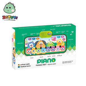 Tapis de danse musicale pour enfants Zhiqu Tapis de jeu pour clavier de zoo Tapis de <span class=keywords><strong>piano</strong></span> musical pour bébé pour enfants - Product Image 1