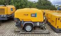 Vente en gros Atlas Copco XAS68 100psi 125cfm KUBOTA 4 cylindres compresseur d'air pour moteur diesel à roues remorquable petit