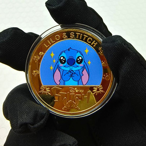 5 types de médailles commémoratives rondes à motifs de dessins animés et d'anime, cadeau pour enfants, Action - Product Image 2