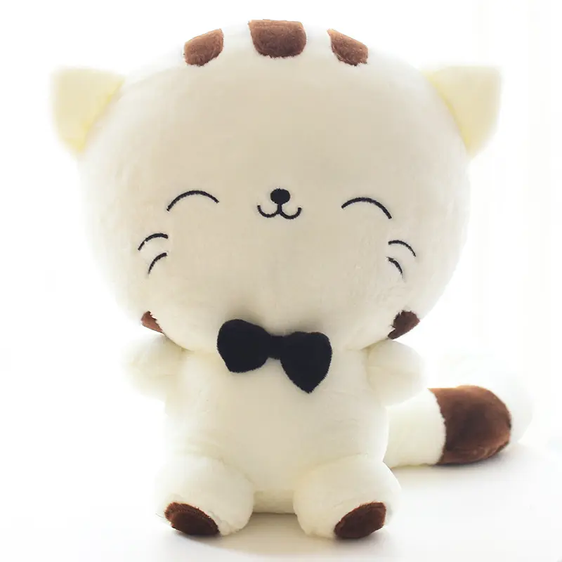 40CM Cute Kawaii Cats plush with Bow Plush Dolls Toys Gift cat plush doll cat toys plush