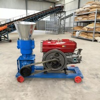 Máquina de Pellets para Alimentación Animal de Uso Doméstico y Agrícola, 200-500 kg/h, Molino de Pellets para Aves de Corral, Ganado, Cerdos, Vacas y Peces