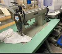 JUKIs DDL-5550N machine à point noué à 1 aiguille machine à coudre à plat pour la couture de matériaux lourds machine à coudre industrielle d'occasion