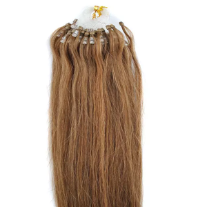 Jasmine Beauty Wholesale 100% Raw Remy Virgin <b>micro</b> loop hair <b>extensions</b> Best Quality Silk Straight virgin human hair <b>extensions</b> - Product Image 3