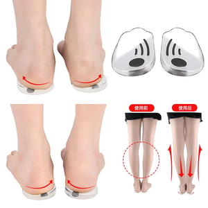 Semelles orthopédiques en gel de silicone avec aimants pour massage des pieds, correction des jambes en O/X, fasciite plantaire, soins des pieds - Product Image 1