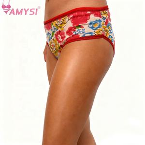 3039 #   Güneydoğu Asya Hızlı Satış Düşük Fiyat Toptan Çocuk Kız Yazlık Nefes Alabilen Süt İpek Külotlar Orta Bel Çiçek Desenli Külotlar - Product Image 2