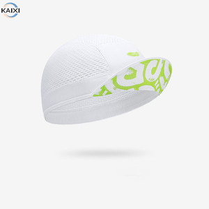 Tappi ciclismo traspiranti a 3 pannelli sotto il casco cappello sportivo estivo all'ingrosso per bici produttore personalizzato di sublimazione di fabbrica - Product Image 2