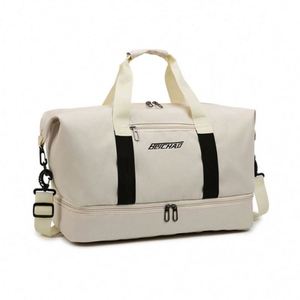 I-0594 Sac de sport d'usine, sac de voyage, sac de sport à bandoulière, sac de week-end, sac de fitness avec compartiment sec/humide - Product Image 1