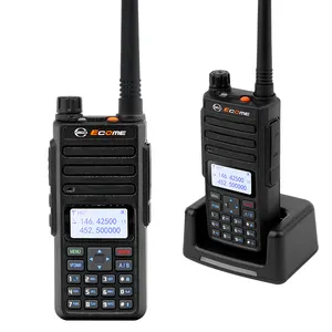 Цифровая портативная рация ET- D889 дисплей VHF UHF Двухдиапазонная двухсторонняя радиосвязь