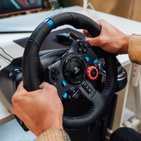 Volant de course Logitech G29 Driving Force avec pédales, retour de force à double moteur, 900 degrés pour PS5, PS4, PC, Sim Racing