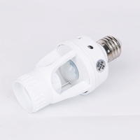 Gasim alta calidad 100-240V E27 PIR Sensor de movimiento portalámparas infrarrojo
