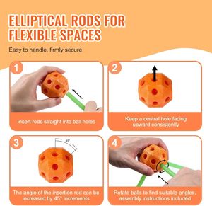 100 Piezas de Bloques de Construcción de Plástico Educativos DIY STEM, Juguetes de Construcción Luminosos para Niños, Certificados como Seguros para Construir Fortalezas - Product Image 5