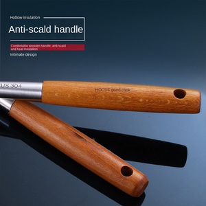 304 thép không gỉ dày chống bỏng súp muỗng kéo dài không dính lẩu dụng cụ dùng cho gia đình và thương mại - Product Image 3