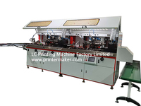 Bouteilles en plastique sérigraphie UV automatique 2 couleurs